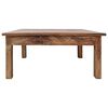 vidaXL Coffee Table Solid Mahogany Wood 96x73x45 cm