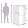vidaXL Garden Tool Shed Green 88x89x161 cm Galvanised Steel