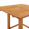vidaXL Bistro Table 75x75x110 cm Solid Wood Acacia
