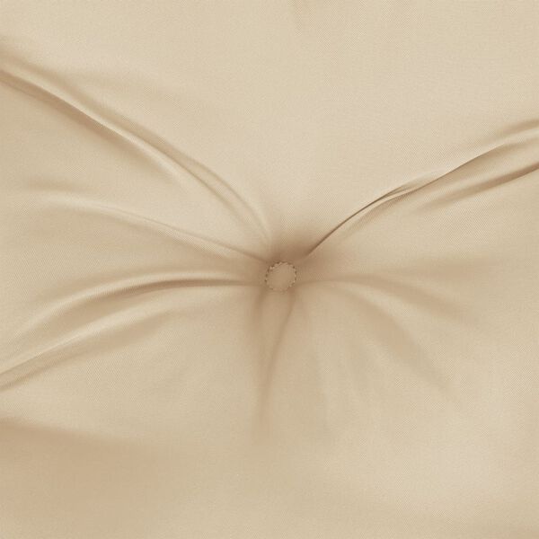 vidaXL Pallet Cushion Beige 50x50x12 cm Fabric