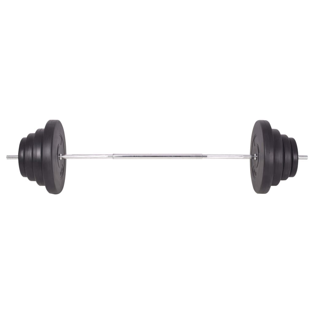 vidaXL Barbell and Dumbbell Set 120 kg