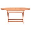 vidaXL 7 Piece Outdoor Dining Set Solid Eucalyptus Wood and Textilene