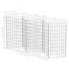 vidaXL Gabion Basket Galvanised Steel 120x30x100 cm