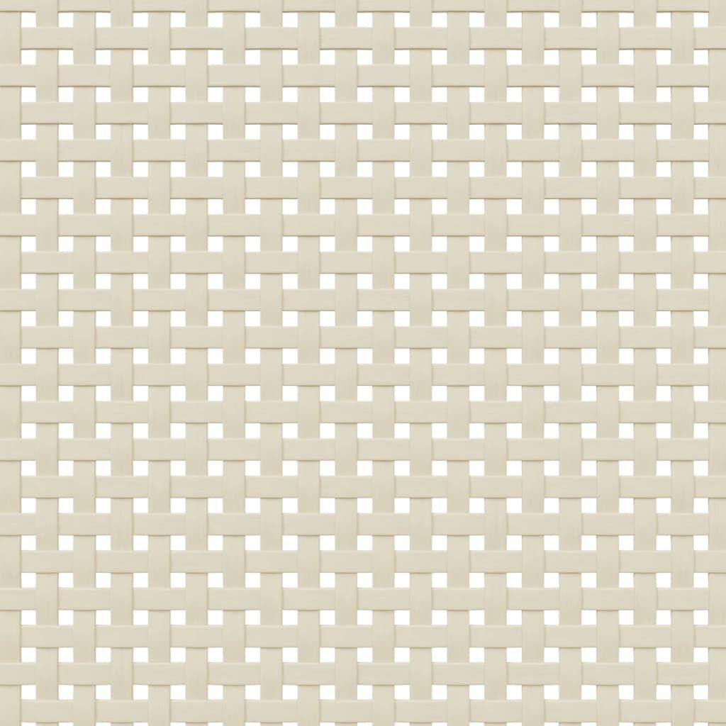 vidaXL Shoe Cabinet SENJA Rattan Look White 59.5x35x107 cm Solid Wood