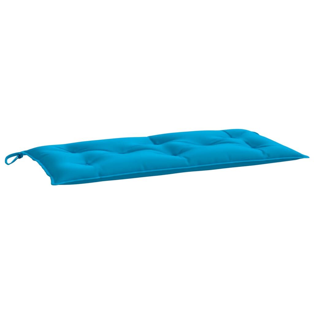 vidaXL Garden Bench Cushion Light Blue 100x50x7cm Oxford Fabric