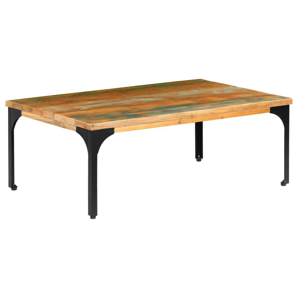 vidaXL Coffee Table 100x60x35 cm Solid Reclaimed Wood