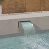 vidaXL Waterfall 30x34x14 cm Stainless Steel 304
