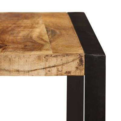 vidaXL Dining Table Solid Rough Mango Wood 180 cm