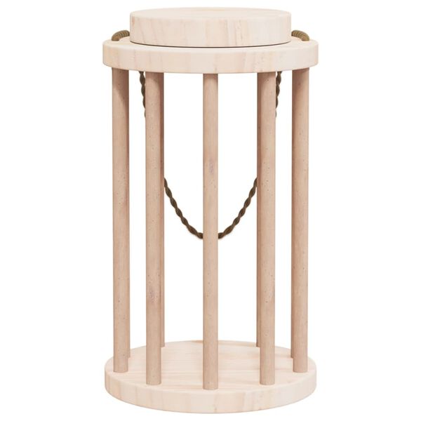 vidaXL Rabbit Hay Feeder &Oslash;15x25.5 cm Solid Wood Fir