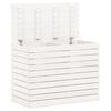 vidaXL Laundry Basket White 88.5x44x66 cm Solid Wood Pine