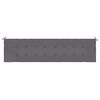 vidaXL Garden Bench Cushion Anthracite 200x50x4 cm Oxford Fabric