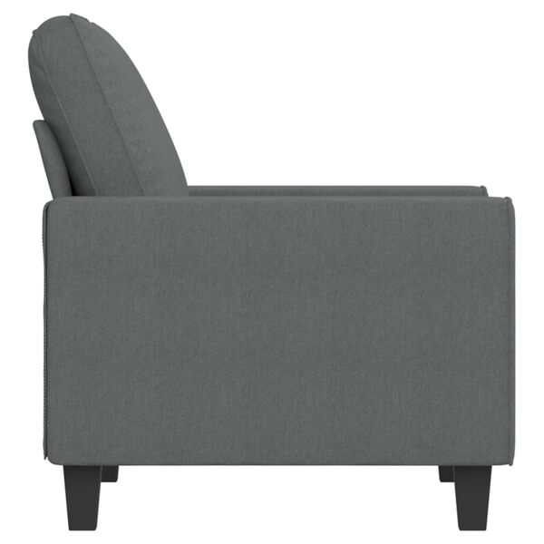 vidaXL Sofa Chair Dark Grey 60 cm Fabric