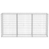 vidaXL Gabion Basket Galvanised Steel 200x30x100 cm