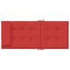 vidaXL Highback Chair Cushions 6 pcs Red Oxford Fabric