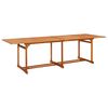 vidaXL Garden Dining Table 280x90x75 cm Solid Acacia Wood