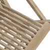 vidaXL 5 Piece Garden Dining Set Grey Solid Wood Teak