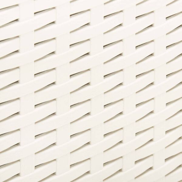 vidaXL Garden Table White 53x53x40 cm Plastic