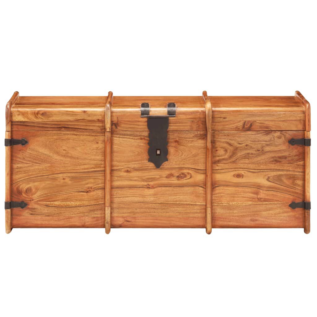 vidaXL Storage Chest 90x40x40 cm Solid Acacia Wood