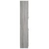 vidaXL Bathroom Cabinet Grey Sonoma 32x34x188.5 cm Engineered Wood