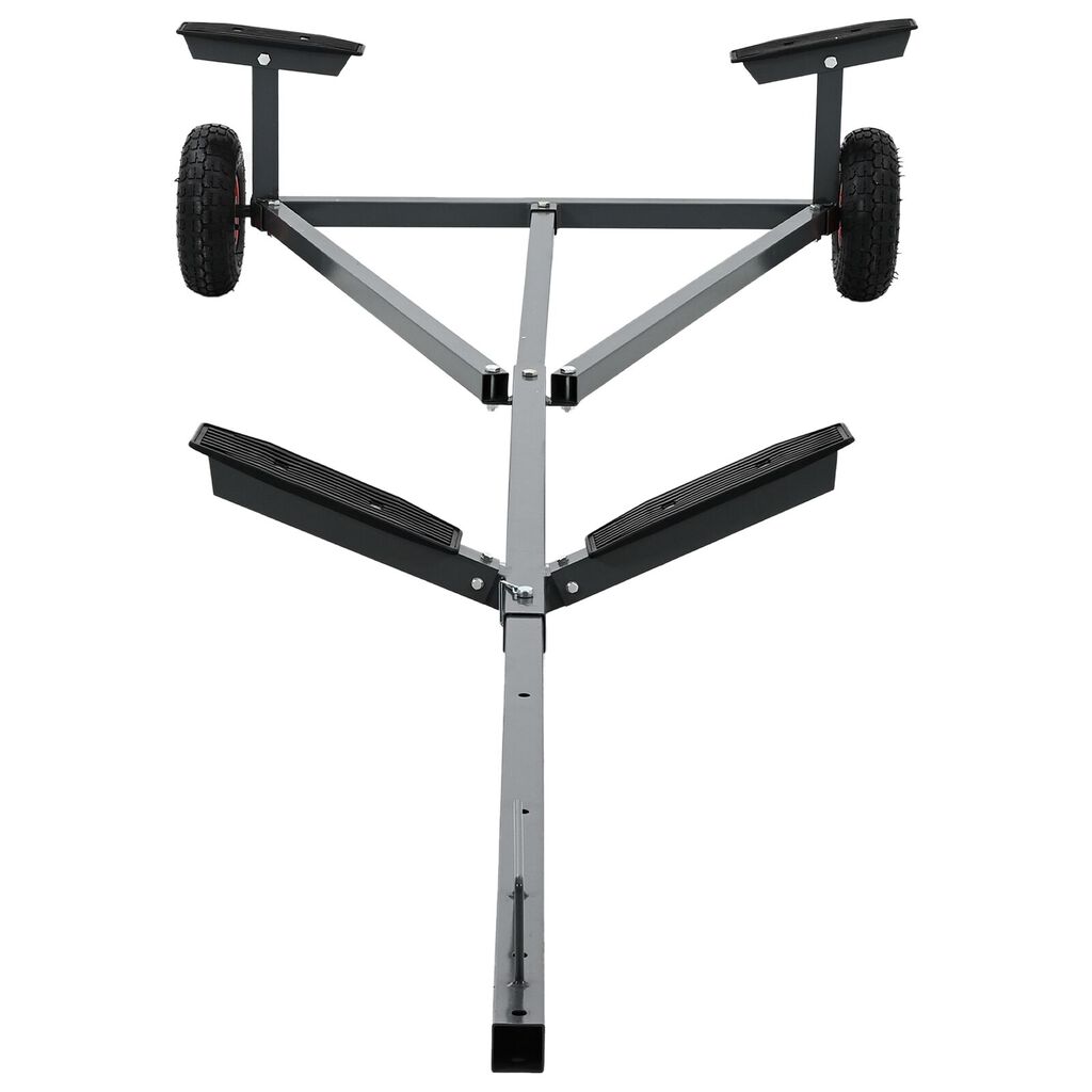 vidaXL Boat Trailer 212-302 cm Adjustable Length 160 kg Steel