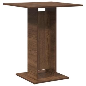 vidaXL Bistro Table Brown Oak 60x60x75 cm Engineered Wood