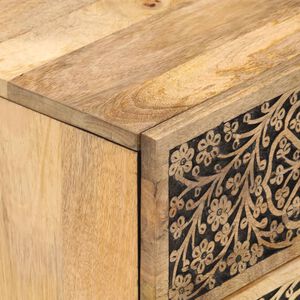 vidaXL Bedside Cabinets 2 pcs 40x33x46 cm Solid Wood Mango