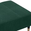 vidaXL Footstool Dark Green 77x55x31 cm Velvet