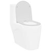 vidaXL Quick Release Toilet suitable for Seat White 44 x 36.4 x 3.4 cm Duroplast