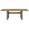 vidaXL Garden Dining Table Brown 200x100x74 cm Poly Rattan