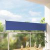 vidaXL Patio Retractable Side Awning 60x300 cm Blue
