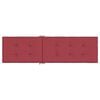 vidaXL Deck Chair Cushion Wine Red (75+105)x50x4 cm
