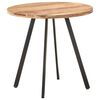 vidaXL Dining Table 80 cm Solid Acacia Wood