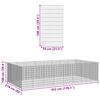 vidaXL Free Range Animal Enclosure 24-Panel 54x100 cm Galvanised Iron