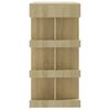 vidaXL Bar Table with Storage Rack Sonoma Oak 100x50x101.5 cm Engineered Wood