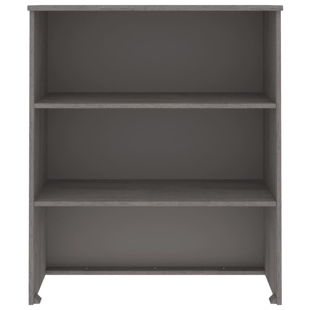 vidaXL Top for Highboard HAMAR Light Grey 85x35x100cm Solid Wood Pine