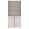 vidaXL Highboard HAMAR Solid Wood Pine White