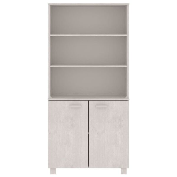 vidaXL Highboard HAMAR Solid Wood Pine White