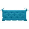 vidaXL Garden Bench with Cushion 120 cm Solid Acacia Wood
