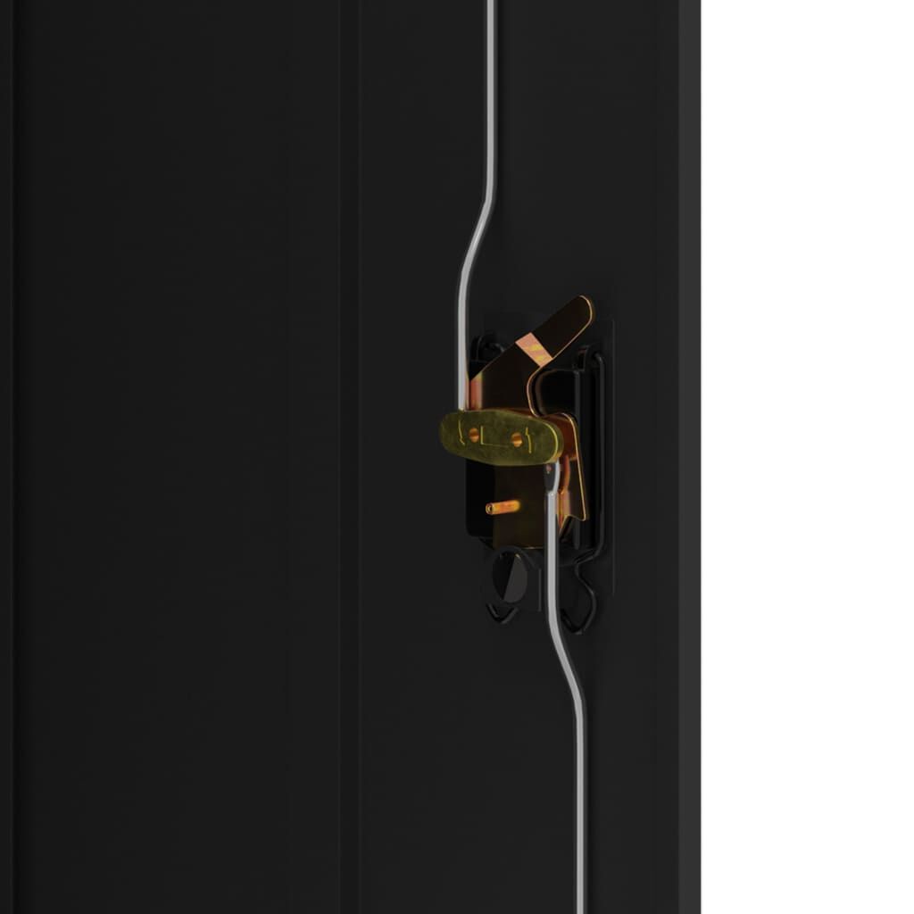vidaXL File Cabinet Black 90x40x105 cm Steel