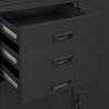 vidaXL Office Cabinet Anthracite 90x40x180 cm Steel