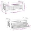 vidaXL Garden Storage Bench with Cushion 126 cm Solid Wood Acacia