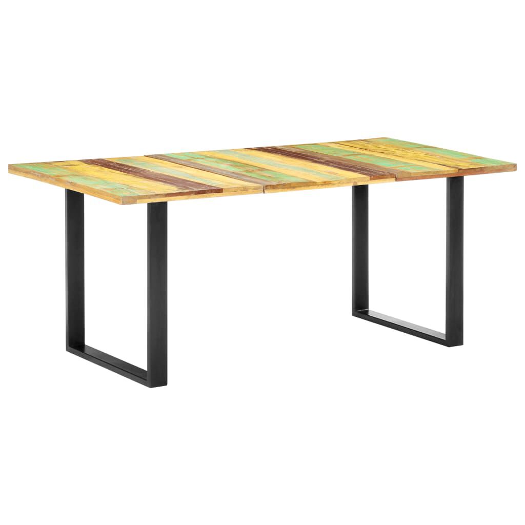 vidaXL Dining Table 180x90x76 cm Solid Reclaimed Wood