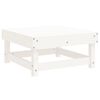 vidaXL 7 Piece Garden Lounge Set White Solid Wood Pine