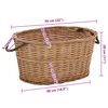 vidaXL Firewood Basket with Carrying Handles 58x42x29 cm Natural Willow