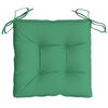 vidaXL Chair Cushions 4 pcs Green 40x40x7 cm Oxford Fabric