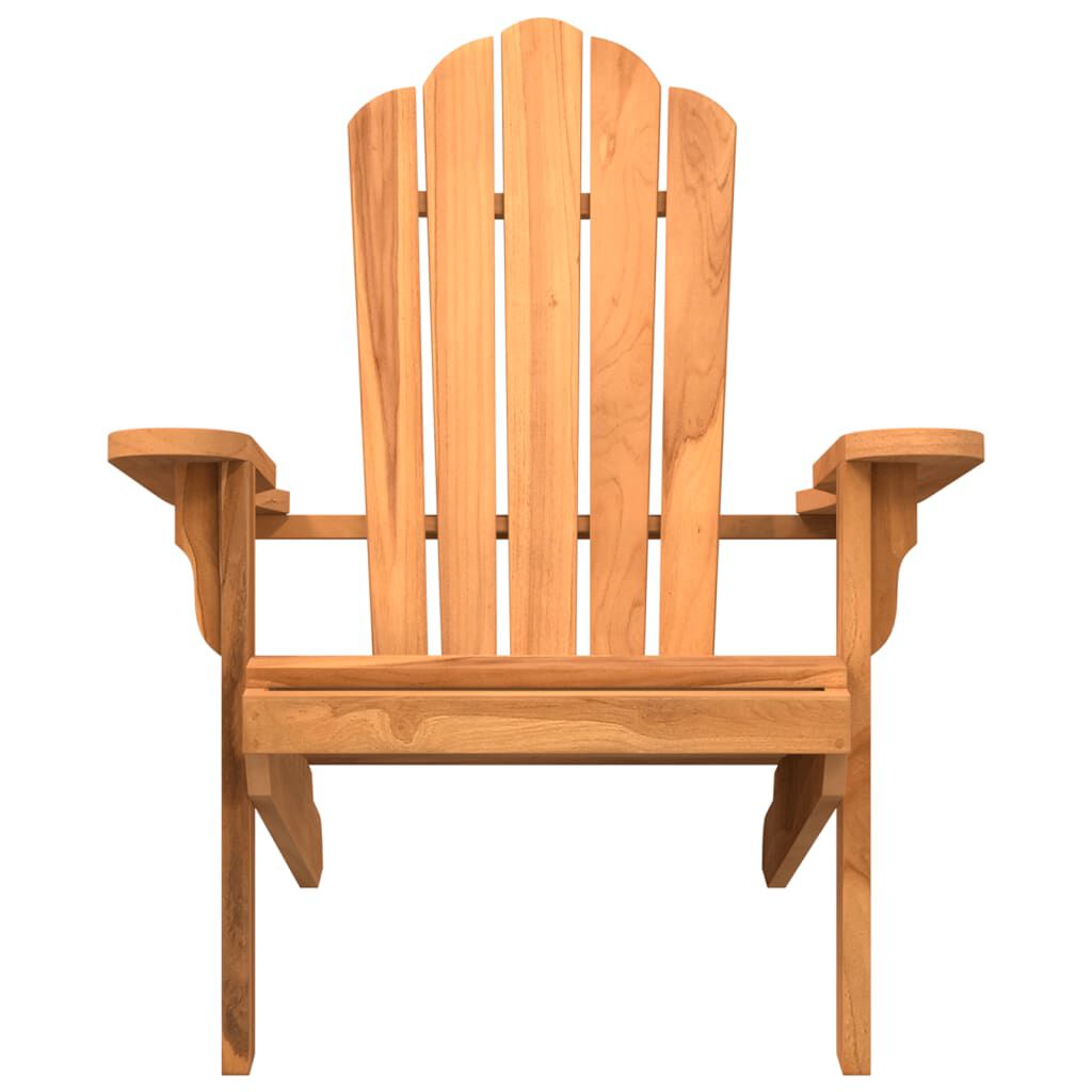 vidaXL Garden Adirondack Chair 77x78x95 cm Solid Wood Teak