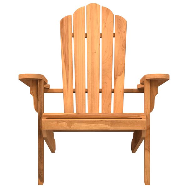 vidaXL Garden Adirondack Chair 77x78x95 cm Solid Wood Teak