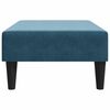 vidaXL Footstool Blue 77x55x31 cm Velvet