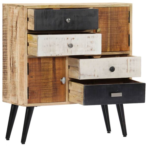 vidaXL Sideboard 70x30x78 cm Solid Mango Wood