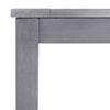 vidaXL 5 Piece Outdoor Dining Set Grey Solid Acacia Wood